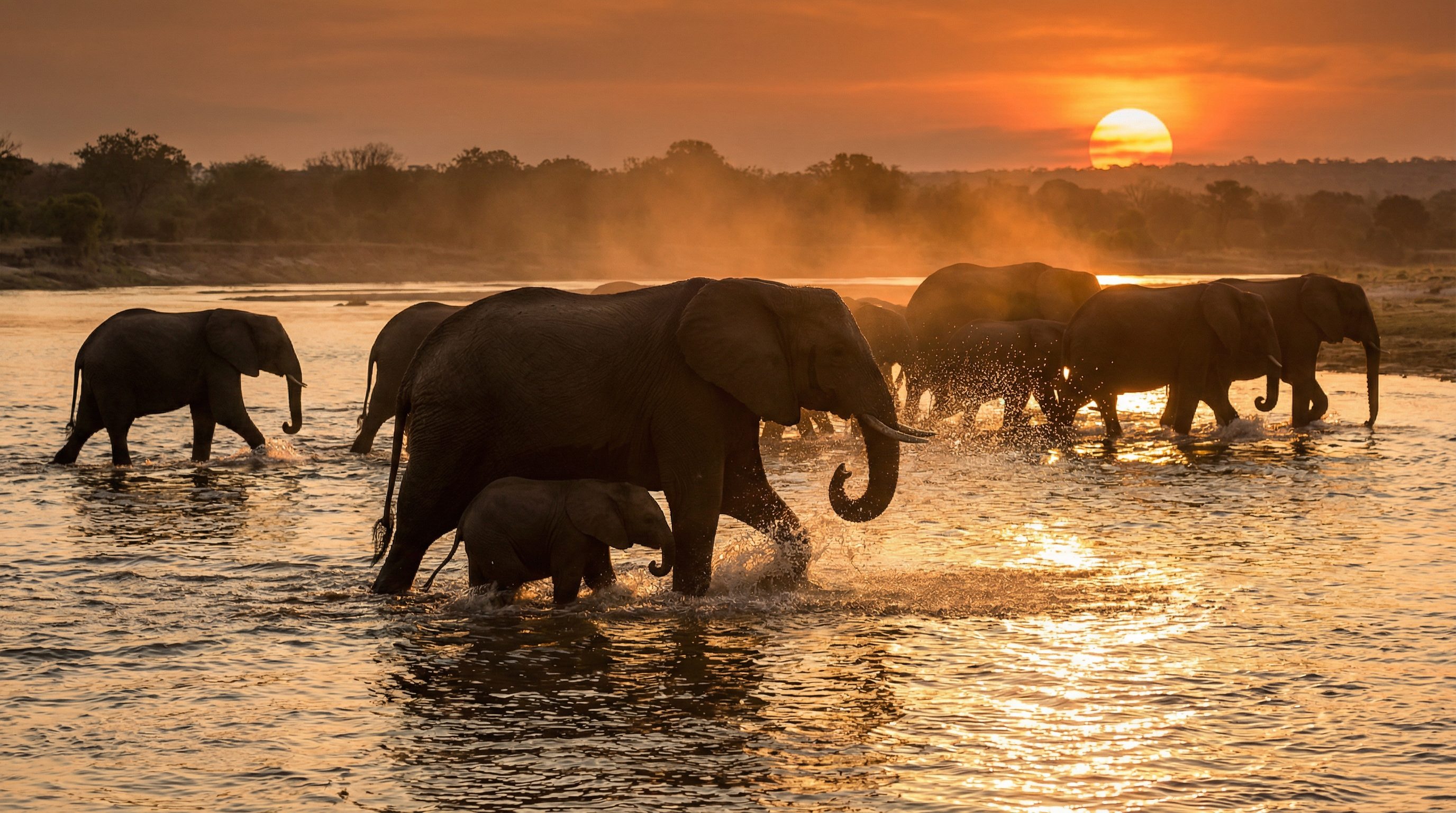 糖心视频：非洲象群迁徙视频